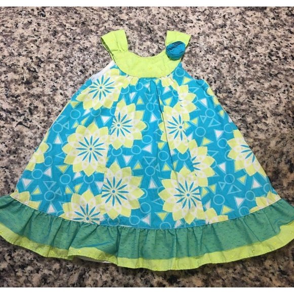 Penelope Mack Other - Penelope Mack 3T Green & Blue Dress - MAKE OFFER 🙂